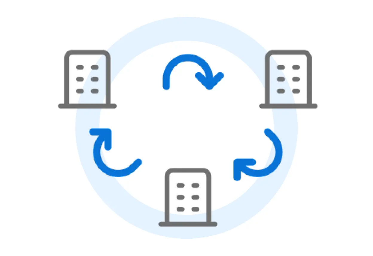 複数教室管理のイメージ図